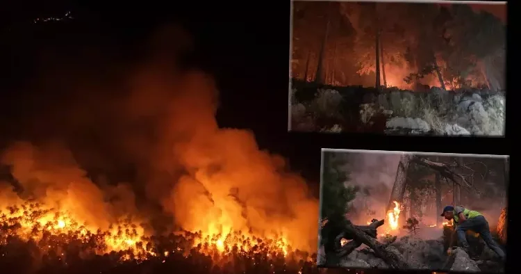 Son dakika... Alevlerle mücadelede son durum! Şimdi de Mersin de orman yangını: Müdahale sürüyor...