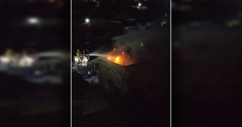 İstanbul da korkutan yangın