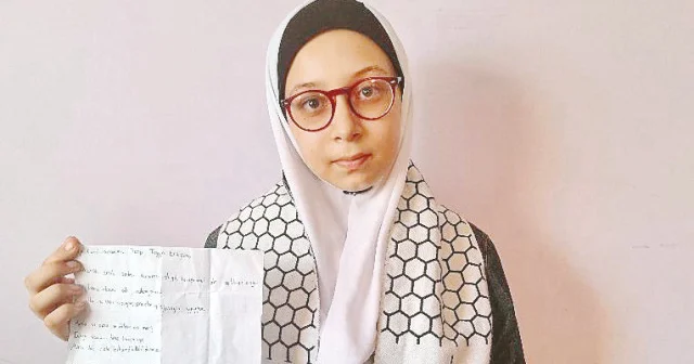 Gazzeli çocuktan Cumhurbaşkanı Erdoğan a mektup: Siz bizim son umudumuzsunuz Gündem Haberleri