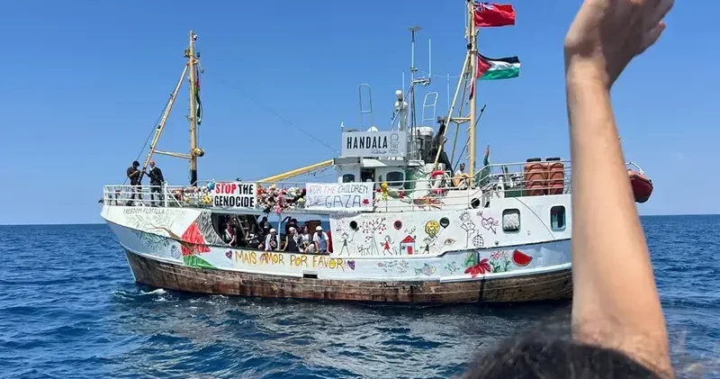 Gazze ye yardım için yola çıkan Handala gemisi, Madleen gemisinin alıkonulduğu noktayı geçti