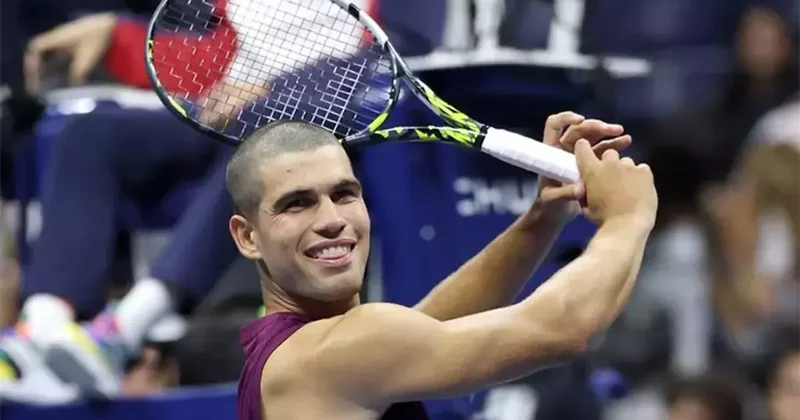 ABD Açık ta dünya iki numarası Carlos Alcaraz, 2. tura yükseldi Tenis Haberleri Spor