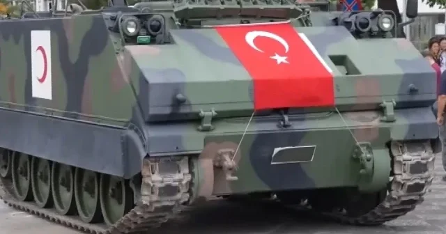 Samsun da sergilenen zırhlı askeri ambulanslar dikkat çekti VİDEO İZLE