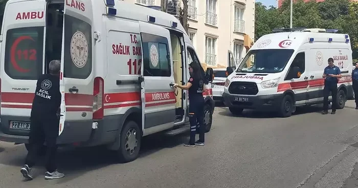 Edirne de korkunç kaza
