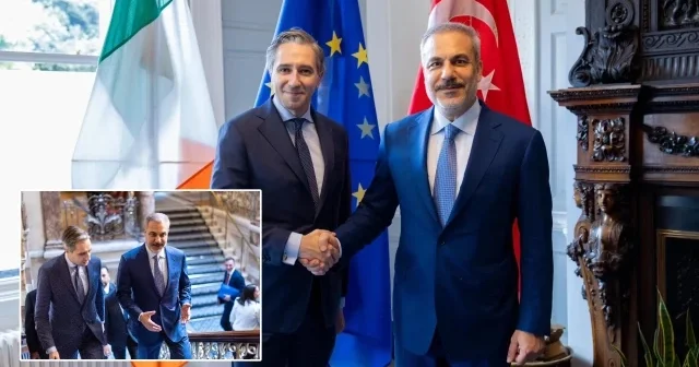 Bakan Fidan Dublin de: İrlandalı mevkidaşı Harris ile görüştü Gündem Haberleri