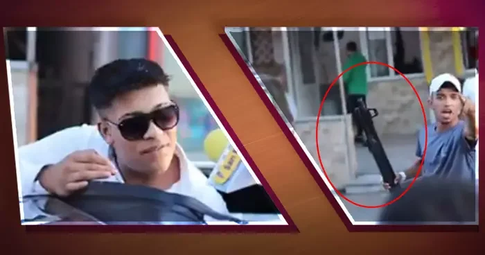 Dehşete düşüren sokak röportajı! Pompalıyla havaya ateş açtı, etraftakiler hiçbir şey olmamış gibi izledi: Herkesin canını alacağım