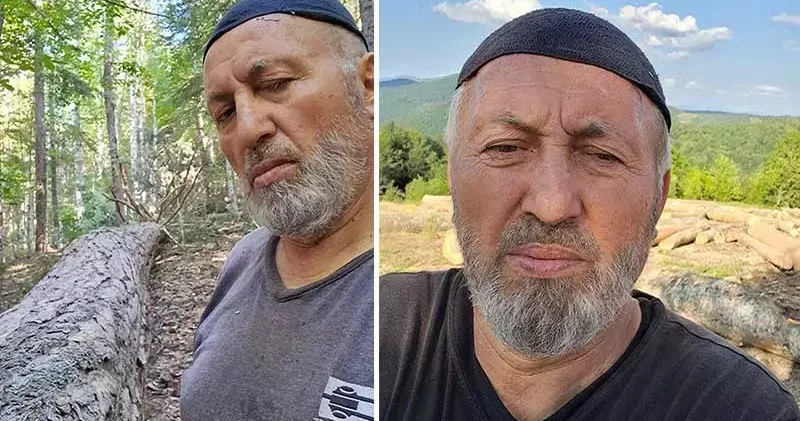 Ayağına tomruk düştü, ambulansta kalp krizi geçirip öldü