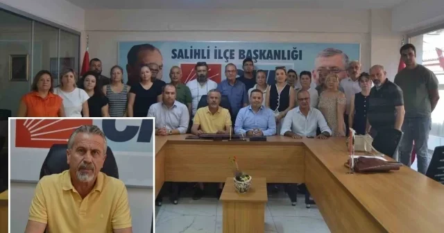 CHP Salihli İlçe Başkanı Akgün istifa ederek adaylıktan çekildi Manisa Haberleri