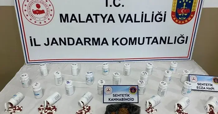 Malatya da jandarmadan uyuşturucu operasyonu