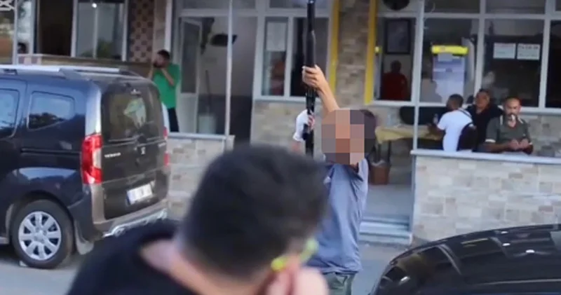 Tekirdağ da havaya pompalı tüfekle ateş açan 15 yaşındaki çocuk yakalandı