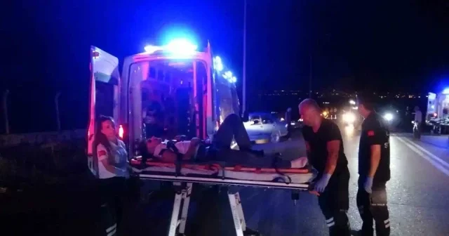 Kontrolden çıkan motosiklet metrelerce savruldu: Ağır yaralılar var Malatya Haberleri