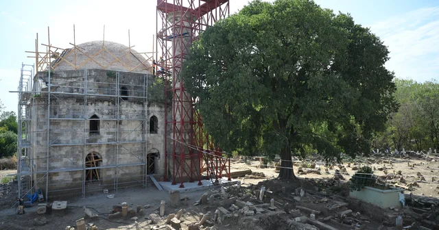 Edirne de yalı camisi özelliğindeki Evliya Kasımpaşa Camisi nin restorasyonu sürüyor Edirne Haberleri