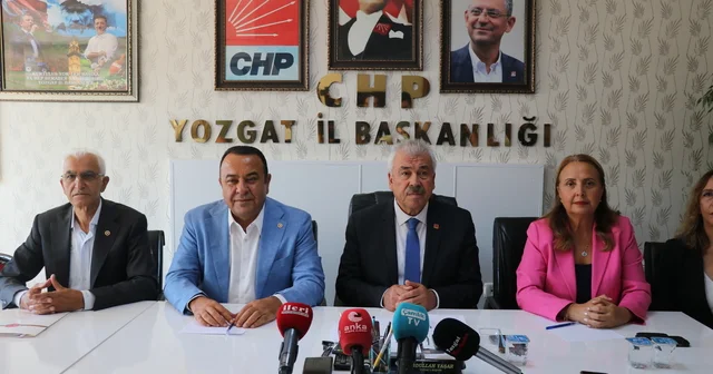 CHP heyeti, saha çalışmaları kapsamında Yozgat ta gazetecilerle buluştu Yozgat Haberleri