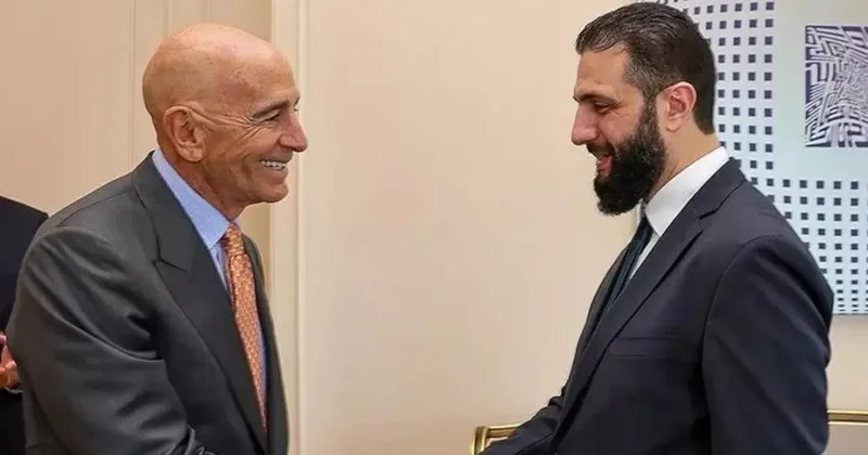 Suriye Devlet Başkanı Ahmed eş Şara, ABD nin Suriye Özel Temsilcisi Barrack ile görüştü