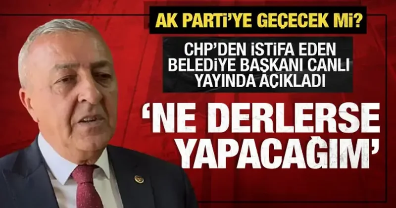 CHP den istifa etmişti... Göle Belediye Başkanı Gökhan Budak AK Parti ye mi geçecek?