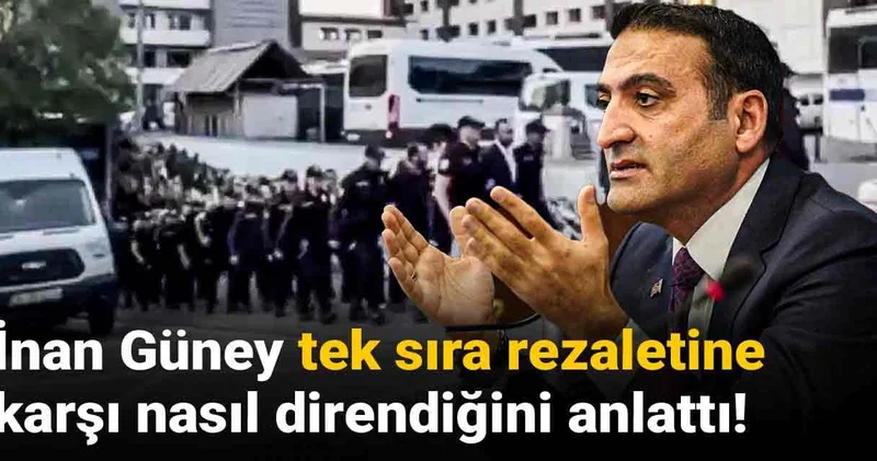İnan Güney tek sıra rezaletine karşı nasıl direndiğini anlattı!