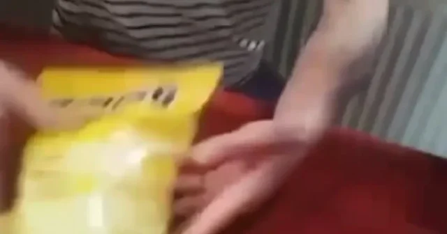 Cips paketinden uyuşturucu çıktı VİDEO İZLE