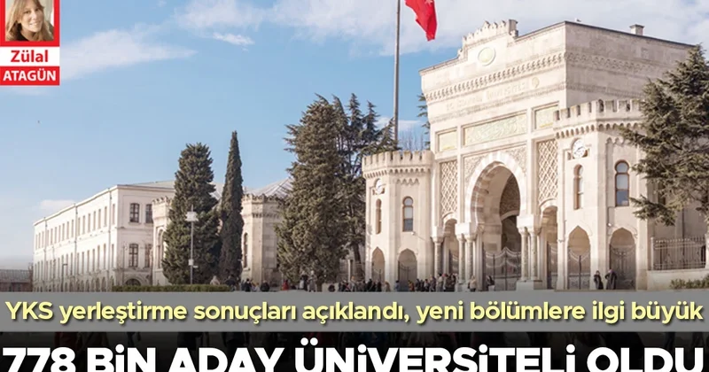 778 bin aday üniversiteli oldu