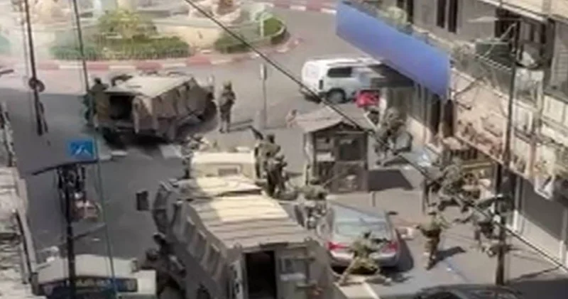 İsrail, Ramallah a böyle saldırdı!