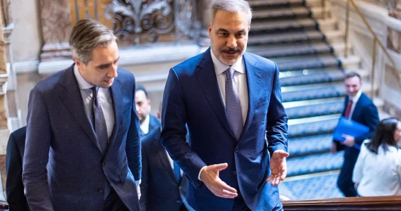 Bakan Fidan, İrlanda Başbakan Yardımcısı Harris ile bir araya geldi