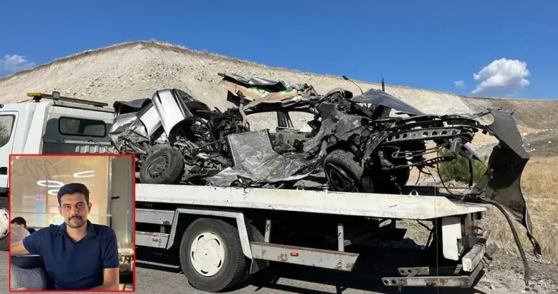 Ankara da hafriyat kamyonu ile otomobil çarpıştı: 1 ölü