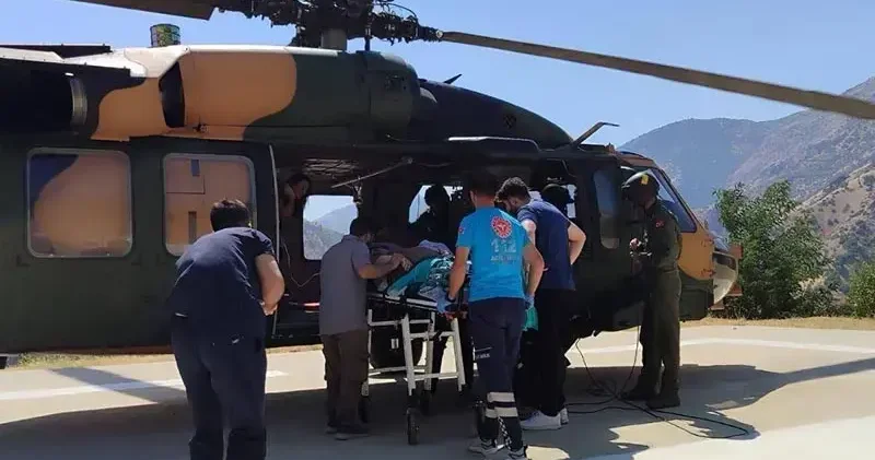 MSB: Hamile kadın, TSK helikopteri ile hastaneye ulaştırıldı