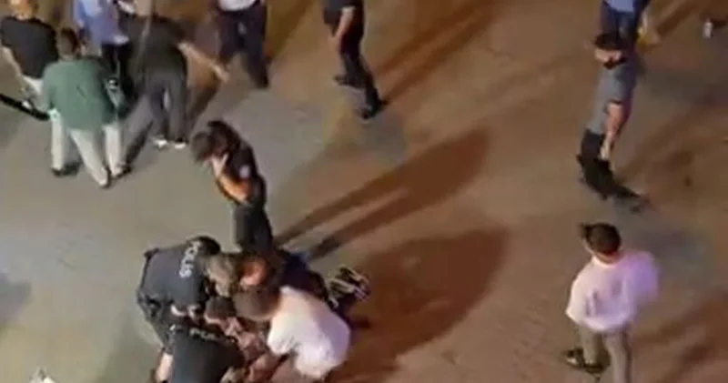 Cadde savaş alanına döndü; kavgada 4 kişi yaralandı