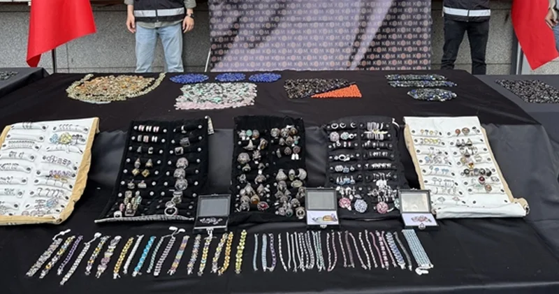 Değerli taş kaçakçılığından 35 gözaltı; 445 milyon 750 bin liralık ürün ele geçti