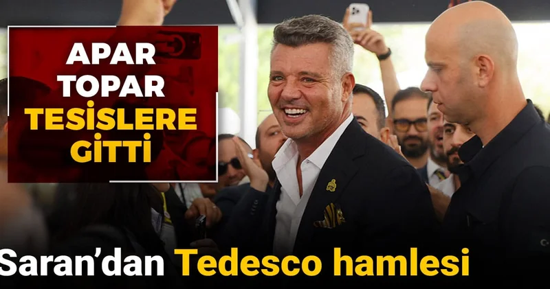 Sadettin Saran dayanamadı: Apar topar tesislere gitti