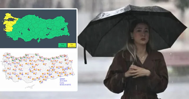 Hava durumu İstanbul: Meteoroloji saat verdi: Sağanak ve fırtına! 11 kent için sarı alarm Son dakika haberleri