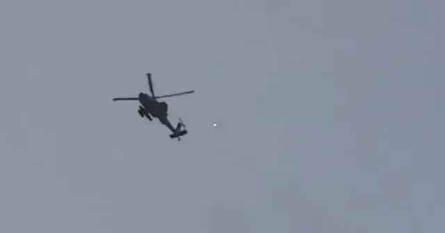 İsrail helikopterleri Han Yunus’u vurdu VİDEO İZLE