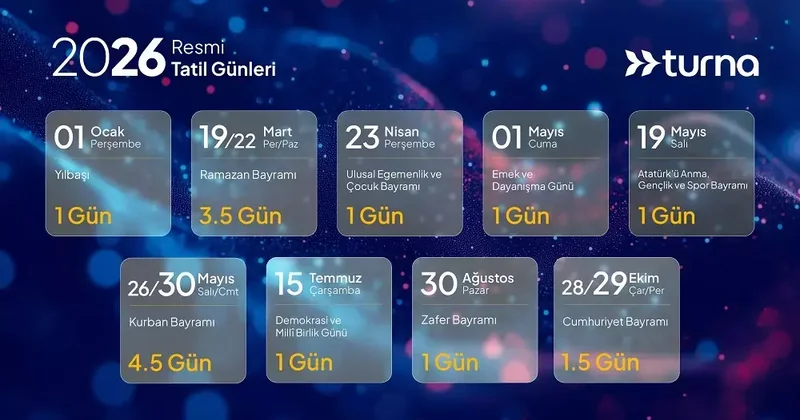 ’dan resmi tatil günlerine göre rota önerileri