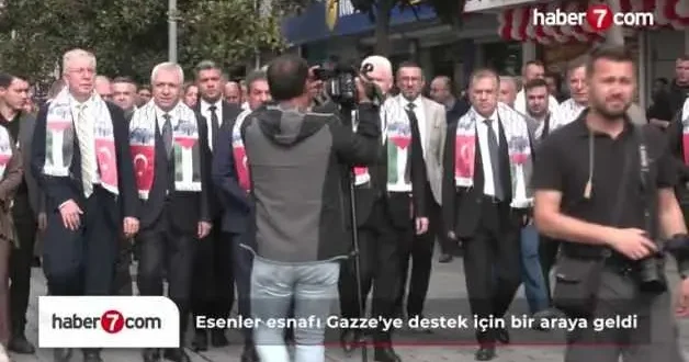 Esenler esnafından Gazze ye dev destek: Bir günlük kazançlarını bağışlayacaklar