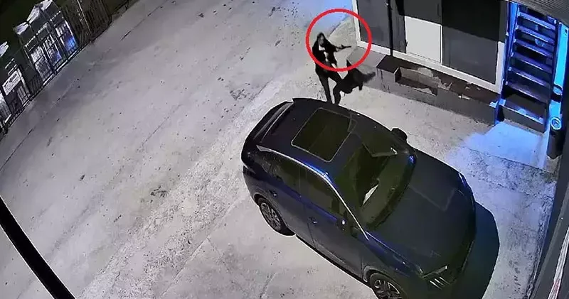 Ankara da iş yerine tüfekli saldırı kamerada