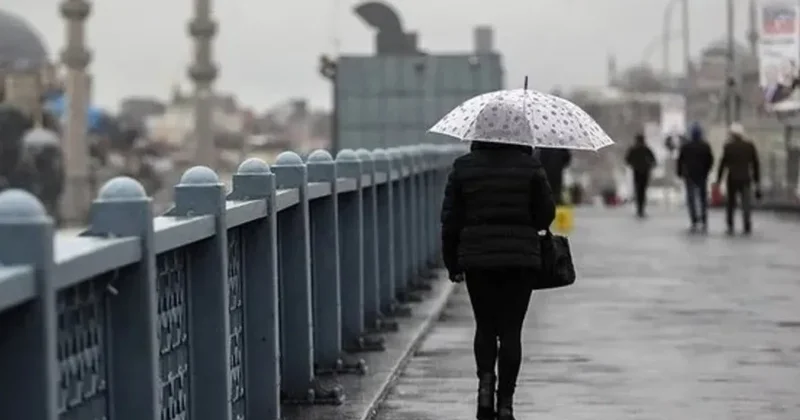 Meteoroloji den İstanbul ve birçok ile sarı kodlu alarm! Sıcaklık düştü sağanak etkili oldu...