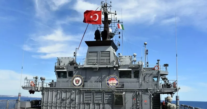 TCG Alemdar dan Yunanistan a göz dağı! Her an göreve hazır!