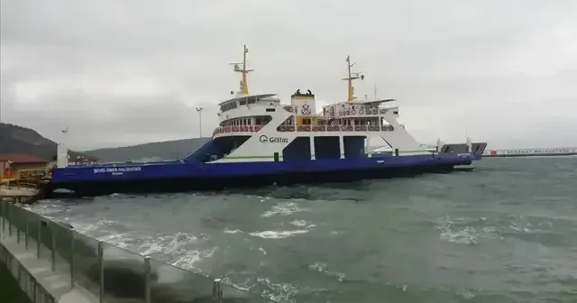 Güney Marmara da deniz ulaşımına fırtına engeli Balıkesir Haberleri