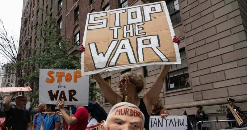 İsrail Başbakanı Netanyahu New York ta protesto edildi Dış Haberler