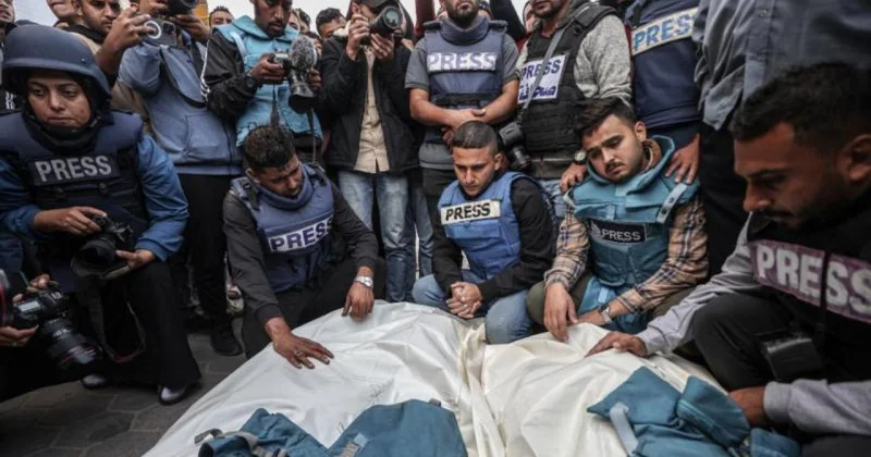Filistinli Gazeteciler Sendikasından İsrail’in gazetecilere yönelik suçlarına uluslararası soruşturma talebi