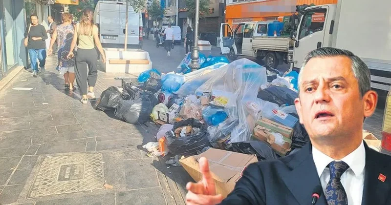 İzmir deki çöp krizi vatandaşı bezdirdi! Özgür Özel e çağrı: Silivri’ye gideceğine gel rezaleti gör