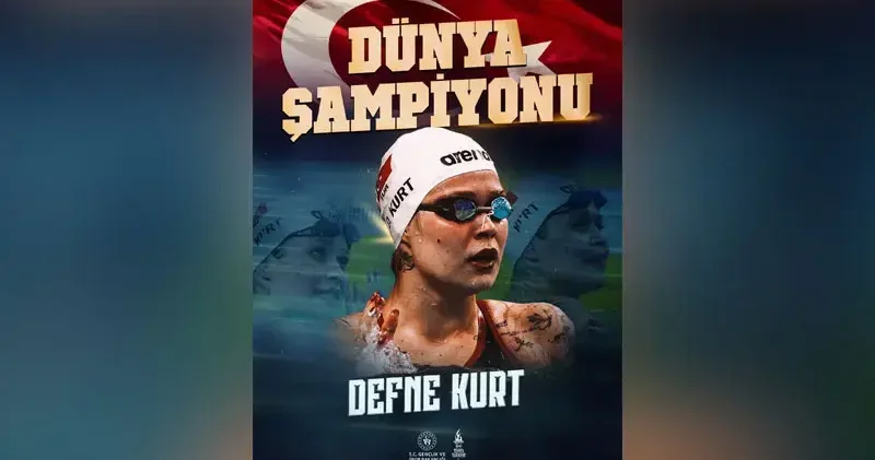 Defne Kurt 4 üncü altın madalyasını kazandı