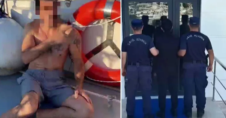 Yüzerek Yunan adasına kaçmaya çalıştı!