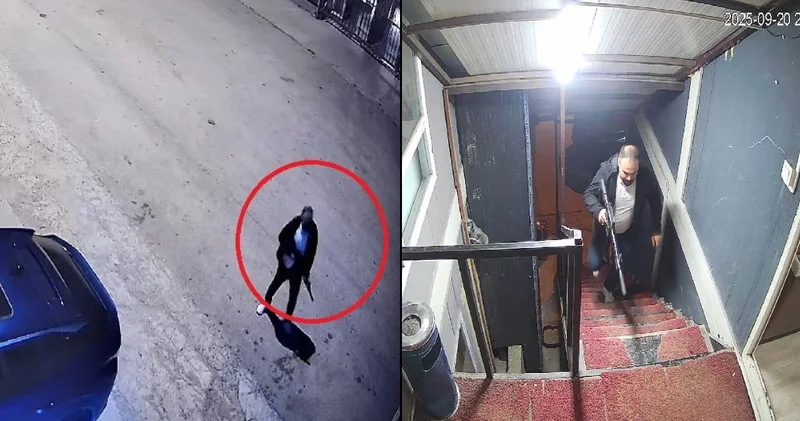 İş yerine kurşun yağdırdılar: Şehir eşkiyaları kamerada