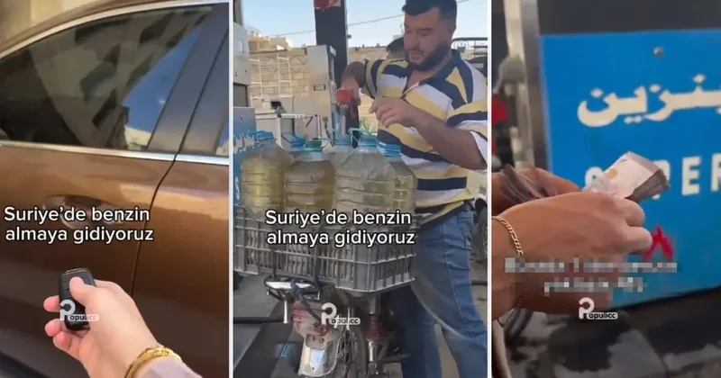 Suriye ye benzin almaya giden Türk vatandaşı: İşte litresine ödediği para