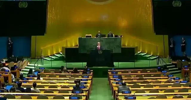 Netanyahu BM de kürsüye çıkınca salon boşaldı VİDEO İZLE