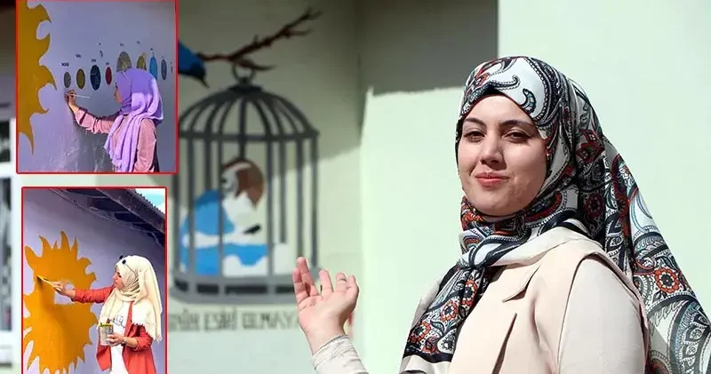 Hatice öğretmen, hayalini kurduğu projeyi görev yaptığı köy okulunda gerçekleştirdi