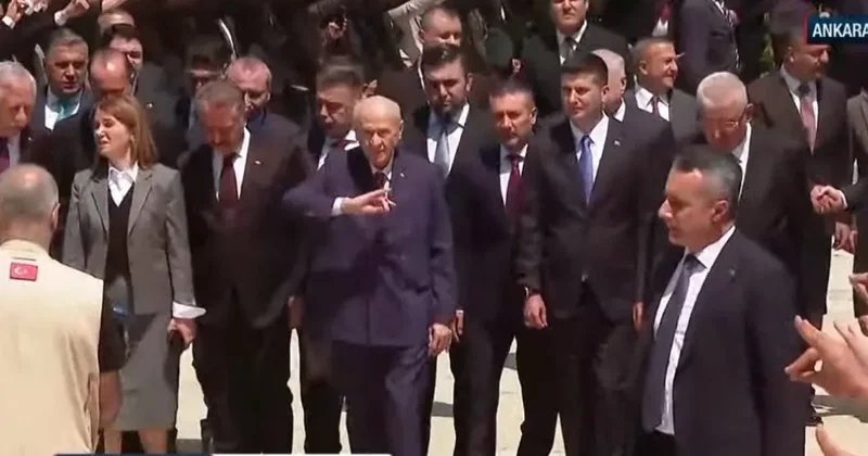 MHP Lideri Devlet Bahçeli Ülkücü Şehitler Anıtı nı ziyaret ediyor
