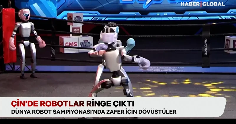Çin’de robotlar ringe çıktı