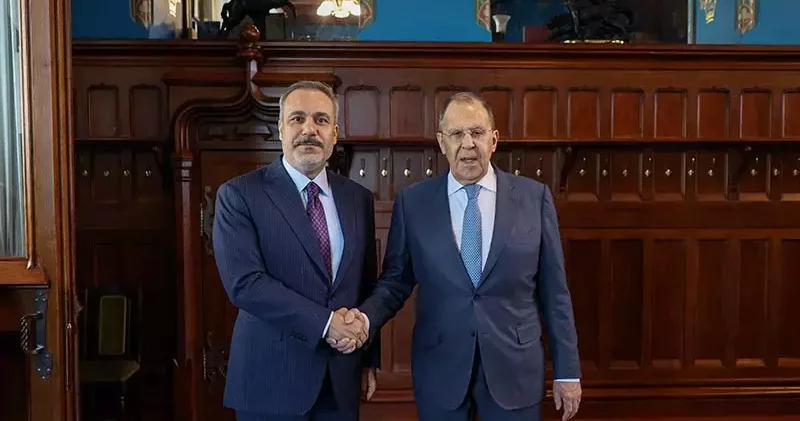 Bakan Fidan, Rusya Dışişleri Bakanı Lavrov ile bir araya geldi