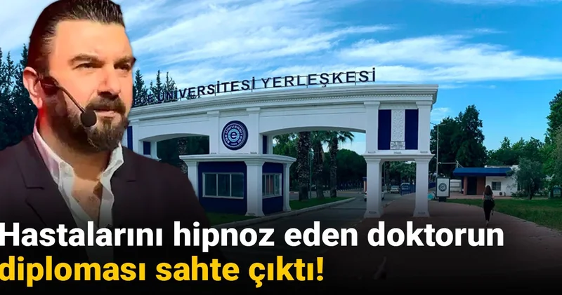 Hastalarını hipnoz eden doktorun diploması sahte çıktı!