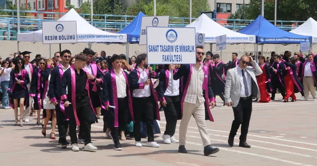 ÇAKÜ de mezuniyet törenleri başladı Çankırı Haberleri